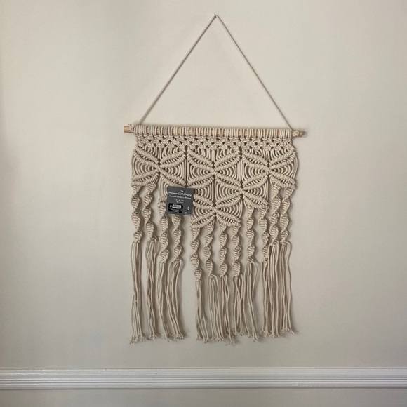 Boho Macrame Wall Hanging Tapestry Woven Decor NEW - Picture 5 of 7